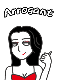Arrogant woman