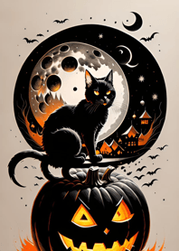 halloween cat 83a6F3