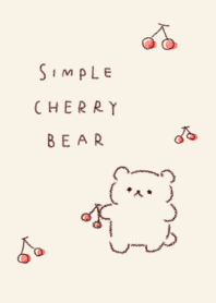 simple Cherry Bear beige.