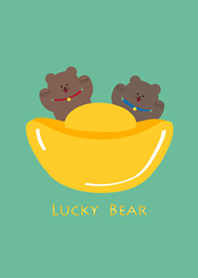 행운의 테디베어행운의 고양이-민트 컬러