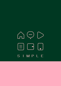 SIMPLE(pink green)V.1599b