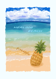 A relaxing beach(pineapple)01