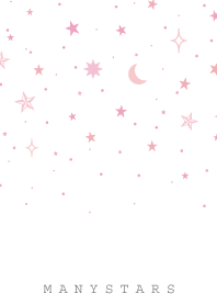 MANY STARS-WHITE PINK 2