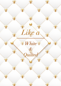 Like a - White & Quilted #Fleur-de-lis