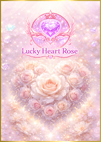 Love luck: Heart-shaped rose1