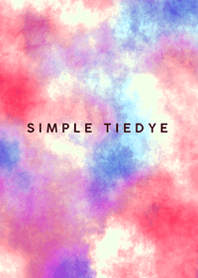 SIMPLE TIEDYE #red