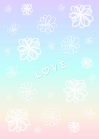 Floral LOVE 10 -watercolor- joc