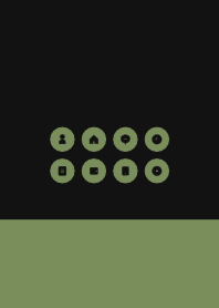 シンプル（black green)V.1062