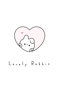 กระต่ายหัวใจ / light pink.