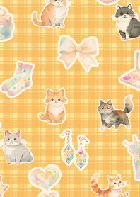 yellow ガーリッシュな猫