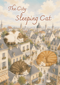 The city sleeping cats_Pink2
