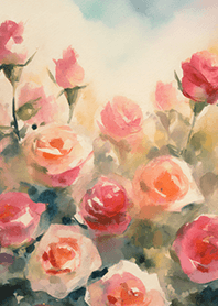 薔薇(バラ)の花の着せかえ(R4435)