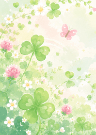 My Lucky Clover Butterflies 001
