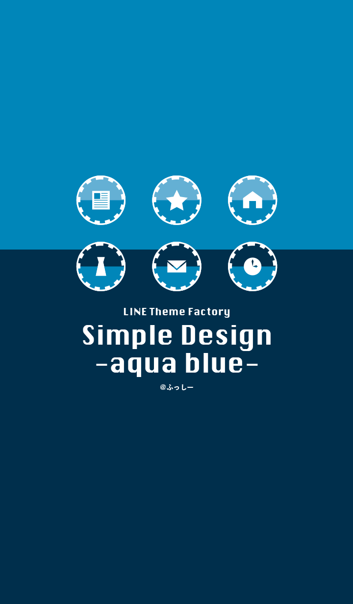 simple design --blue--