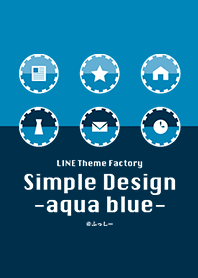 simple design --blue--