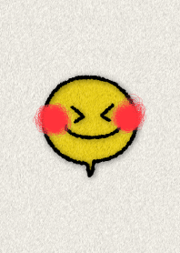 Smiling speech balloon -moco-