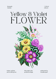 Yellow & Violet flower