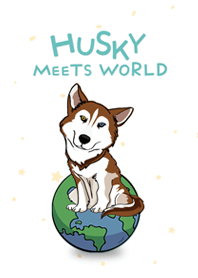 Copper Husky Meets World - Pure Sky