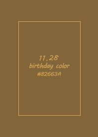 birthday color - November 28
