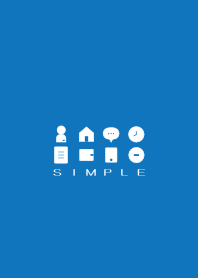 SIMPLE(white blue)V.849b