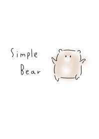 簡單 一只熊