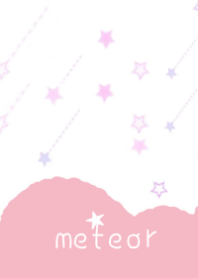 meteor shower (pink)