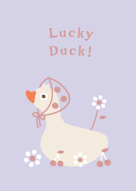 Lucky duck_purple