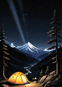 山中露營 夜晚 5KZfe