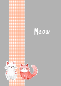 Friendly cats white JP