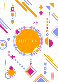 Geometric Circle White 3