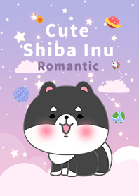 misty cat-Shiba Inu black romantic 2