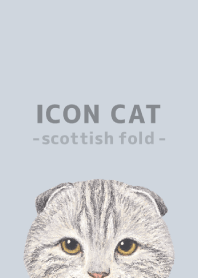 ICON CAT - スコティッシュ - PASTEL BL/04