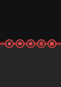 Glowing Icon - RED -