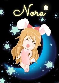Nora - Bunny girl on Blue Moon