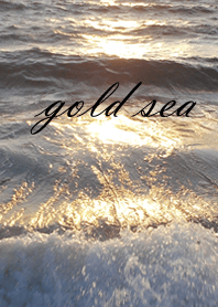 運気を引き寄せる黄金色に輝く海辺の景色！