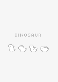 Pixel Dinosaur /light gray whfil