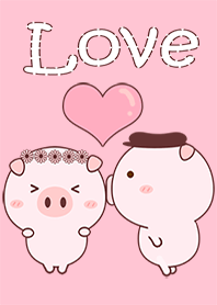 Pig Pink Love Love