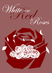 White on Red Roses