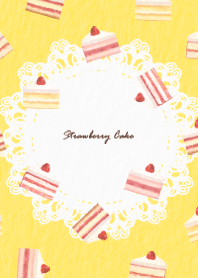 Strawberry Cake 1  - 04-05 Brown Yellow