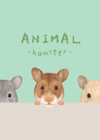ANIMAL - Golden hamster - MINT GREEN