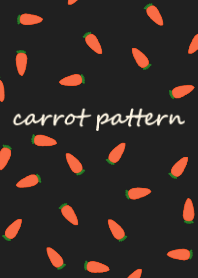 にんじん総柄_black