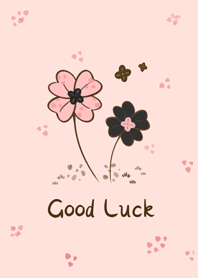 Lucky clover ver1 (black & pink)