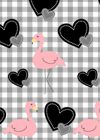 Happy heart flamingo5