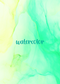 Pastel watercolor-GREEN 37