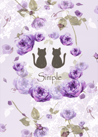 A chic world of cats and roses8.