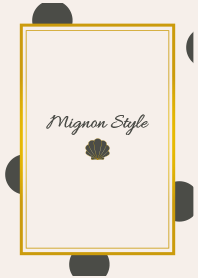 mignon style (seashell)