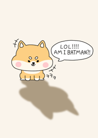 shiba is bat-puppy