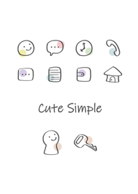 簡約的色彩塗抹