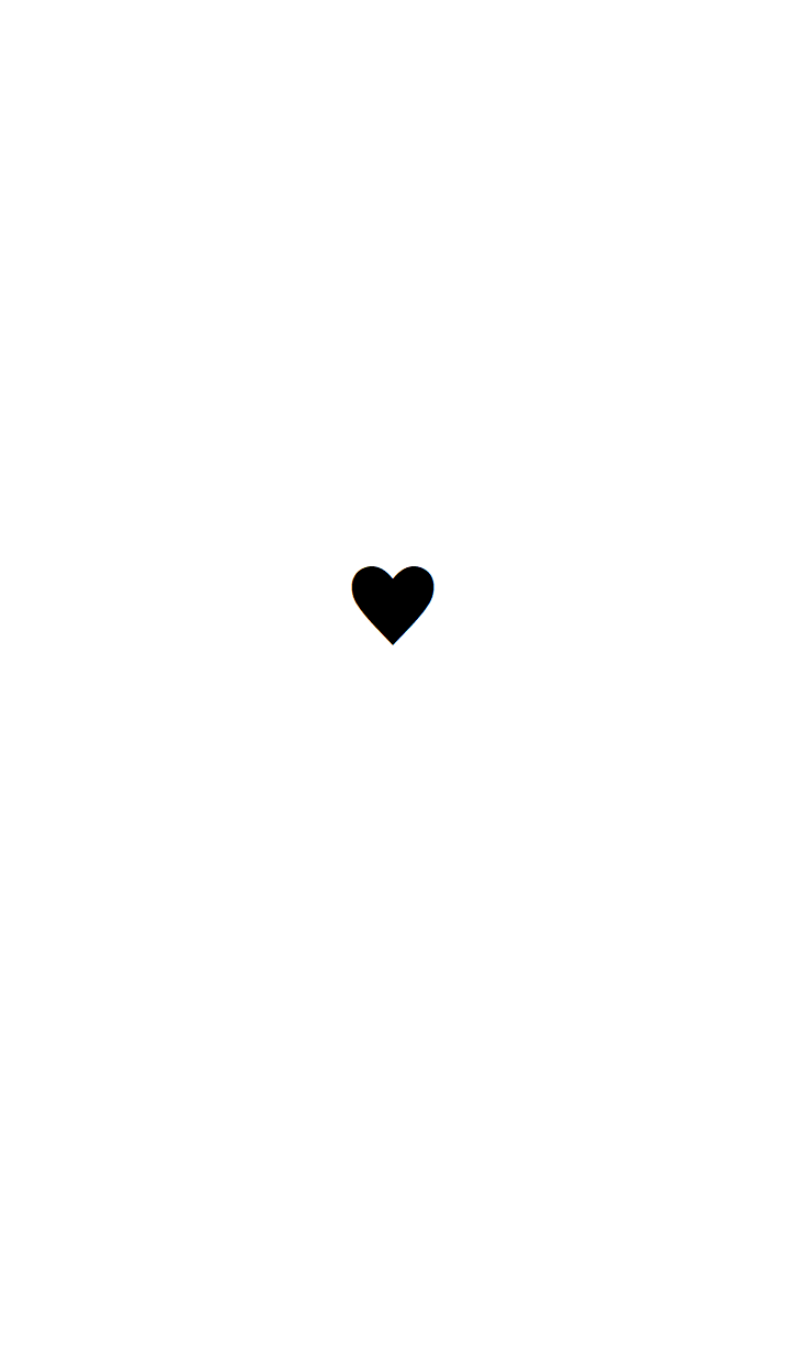 simple heart x white theme