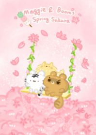 Maggie&Boom Bear-Spring Sakura